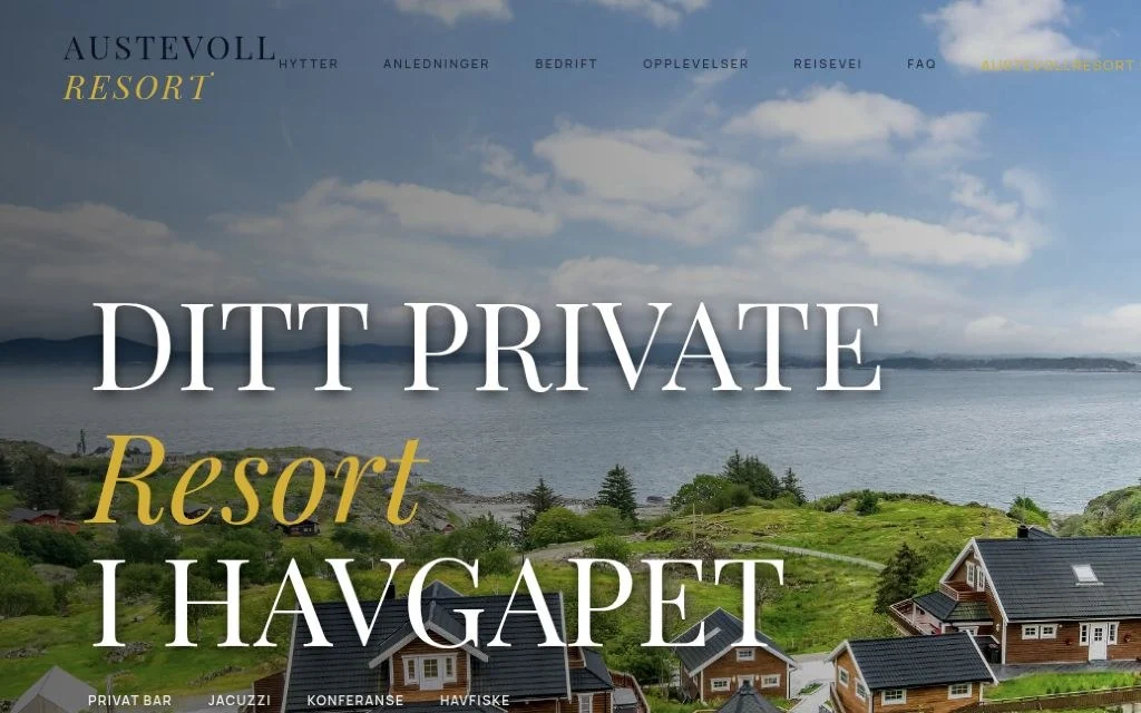 Forsiden til Austevoll Resort